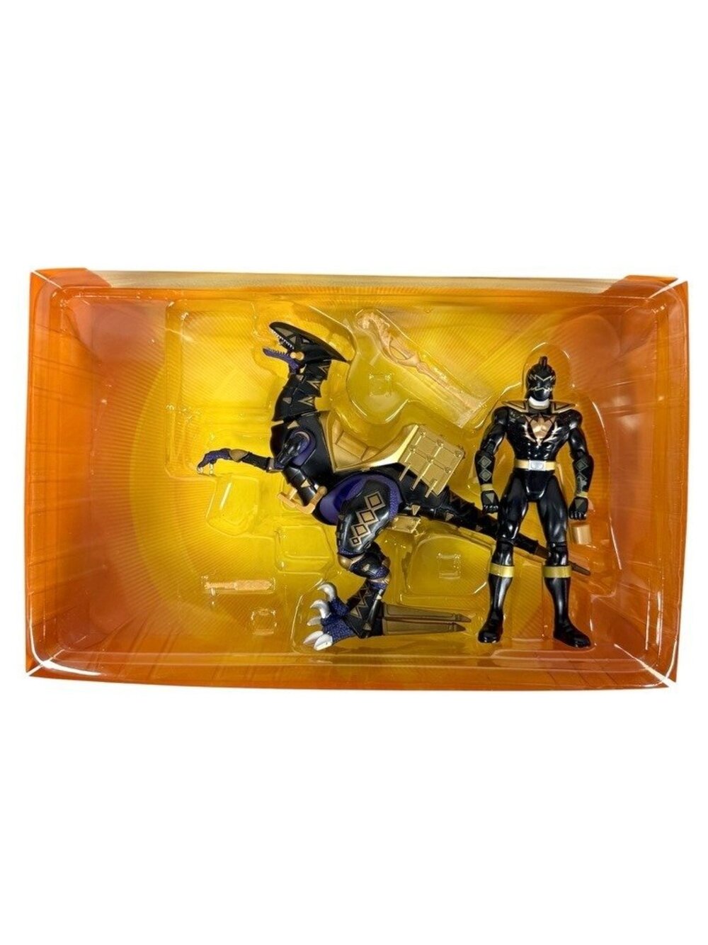 Power Rangers Dino Thunder Black Raptor Rider Complete With Instructions - Picture 3 of 8